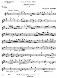 Ruegger - Concertante in G major for Violin and Piano (FISCH)