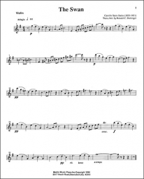 Saint-Saëns - The Swan for Violin and Piano (MEDICI) Saint-Saëns - The Swan for Violin and Piano (MEDICI)