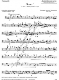 Sonata for Violoncello and Piano in G major