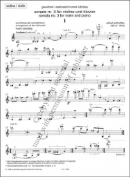 Sonata No. 3 for Violin and Piano