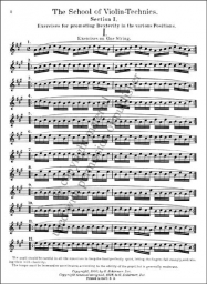 The School of Violin Technics - Book 1