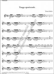 Tango Apasionado for Cello and Piano