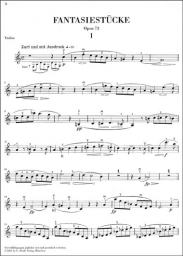 Schumann - Fantasy Pieces, Op. 73 for Violin and Piano (HEN)