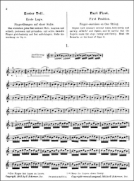 School of Violin Technics: Op. 1 Part 1