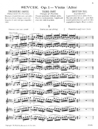 School of Technique Op.1 Parts 3 & 4 for Viola