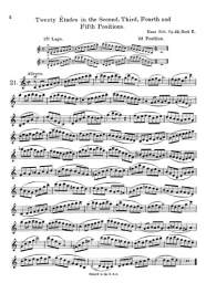 Sitt - Etudes for Violin Op. 32, Book 2 (SCHIR)