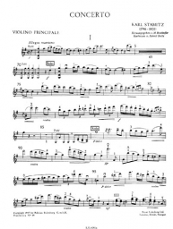 Stamitz - Violin Concerto in G major - Solo Part (SCHOTT)