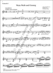 Strauss, Johann - Wine Women and Song Waltz for 4 Cellos