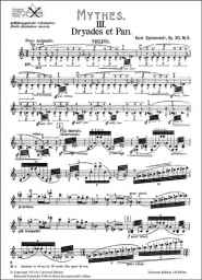 Szymanowski - Mythes Op. 30: 3. Dryades et Pan (UE)