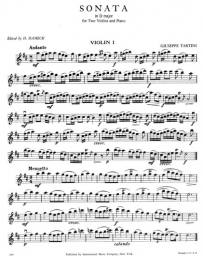 Tartini - Sonata in D major for Two Violins and Piano (INT)