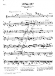 Violin Concerto in D major Op. 35 for Violin and Piano