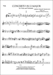 Concerto in G Major for Viola and Orchestra (Viola/Piano Pt)