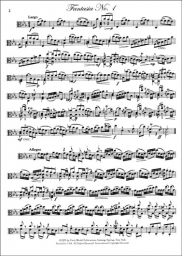 Twelve Fantasias for unaccompanied viola