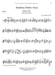 Trott - Melodious Double Stops for Violin, Book 2 (SCHIR)