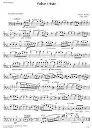 Valse Trieste for Cello and Piano