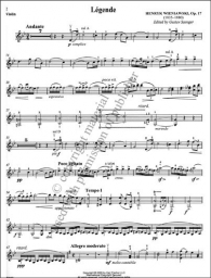 Wieniawski - Legende Op. 17 with CD (FISCH) Wieniawski - Legende Op. 17 with CD (FISCH)