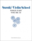 Suzuki Violin School - Volume 10 - Violin Part - Book