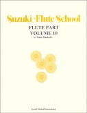 Suzuki Flute School - Volume 10 - Flute Part - Book