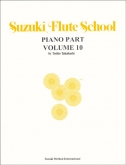 Suzuki Flute School - Volume 10 - Piano Accompaniment - Book