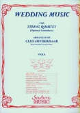 Wedding Music For String Quartet - Viola