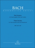Three Sonatas BWV 1027-1029