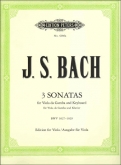 3 Sonatas for Viola da Gamba and Keyboard BWV 1027-1029