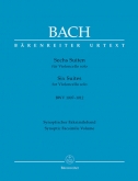 Facsimile - Six Suites for Violoncello solo BWV 1007-1012