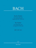 Bach Six Suites for Violoncello solo arranged for Viola solo