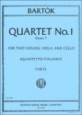 String Quartet No. 1, Op. 7 - Parts