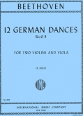 12 German Dances, WoO 8 - Parts