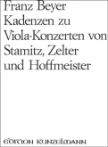 Cadenzas to Viola Concerti by Stamitz, Zelter and Hoffmeister