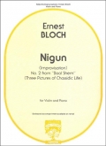Nigun from "Ball Shem" for Violin and Piano
