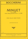 Boccherini - Minuet in A major for Cello and Piano (INT)