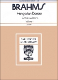 Brahms - Hungarian Dances for Violin and Piano Vol. 1 (FISCH)