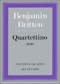 Britten - Quartettino (1930) Parts (FABER)
