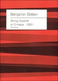 Britten - String Quartet in D (1931) - Parts (FABER)