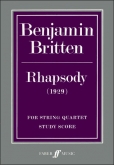Britten - Rhapsody for String Quartet - Study Score (FABER)