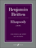 Britten - Rhapsody for String Quartet - Parts (FABER)
