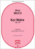 Bruch - Kol Nidre Op. 47 for Violin and Piano (HEN)
