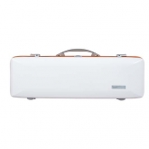 Bam Ice Supreme Hightech Oblong Violin Case - w/ Orange