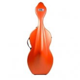 Bam Hightech Shamrock Cello Case - Orangey, with wheels
