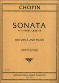 Sonata in G minor Op.65 for Viola and Piano