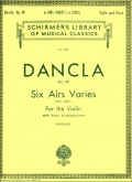 Six Airs Varies Op.89 - First Series