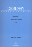 Debussy - Quatuor pour 2 Violons, Alto et Violoncelle op.10