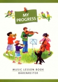 My Progress Music Lesson Dictation Manuscript Book (w/ stickers)