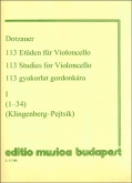 113 Studies for Violoncello - Vol. 1