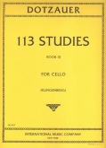 113 Studies for Cello Solo - Book III