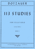 113 Studies for Cello Solo - Book IV