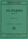 Dotzauer - 113 Studies for Cello Vol. 3