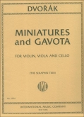 Miniatures and Gavota for Violin, Viola and Cello